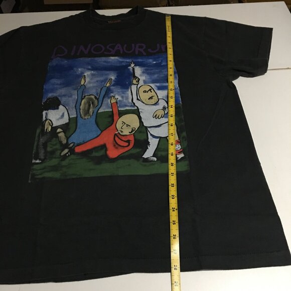 Dinosaur Jr Kids with Guns Tour T-Shirt Large (Tag XL) Faded Black - Picture 6 of 6
